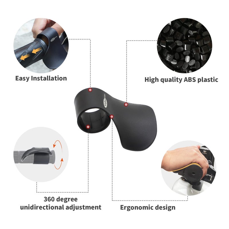 Alpha Rider Cruise Throttle Assist for 7/8" Handle Bars for Motorcycles Universal Motorcycle Throttle Mounted Assist Oil Control for Street Bike Sport Off Road Scooter Naked ATV 22MM Handlebar - Image 2